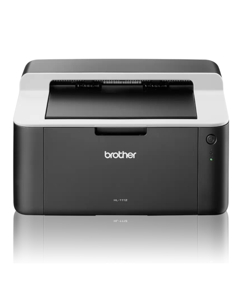 Imprimanta laser mono Brother HL-1112E, viteza printare: 20 ppm, rezolutie 600x600 dpi (2400x600 dpi cu Control rezoluţie)